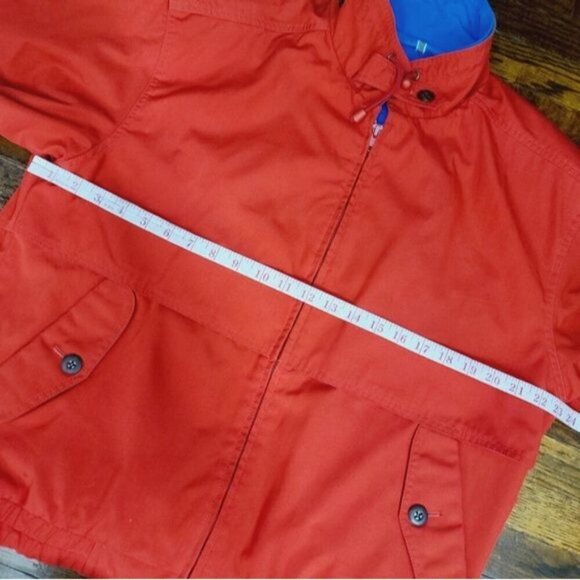 Vintage London Fog Bright Red Blue Contrast Zip Up Jacket - Picture 9 of 16